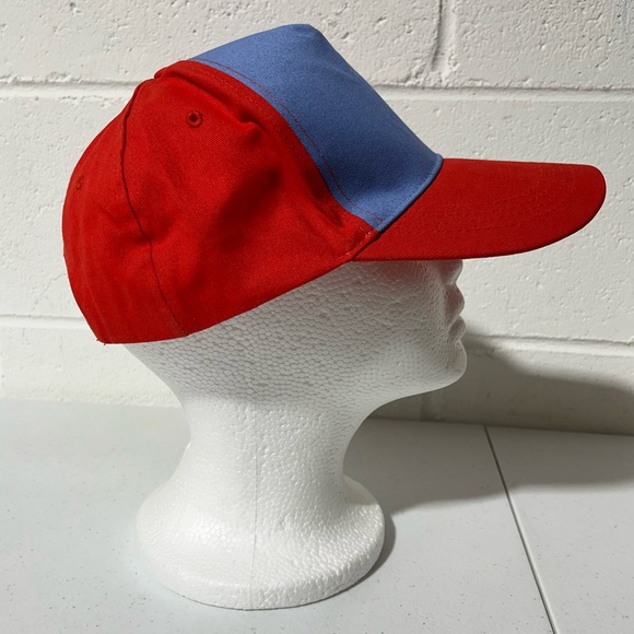 Super Mario Bros Nintendo By Culture Fly Hat Adult Unisex Snapback Red Blue H2 - Picture 5 of 10